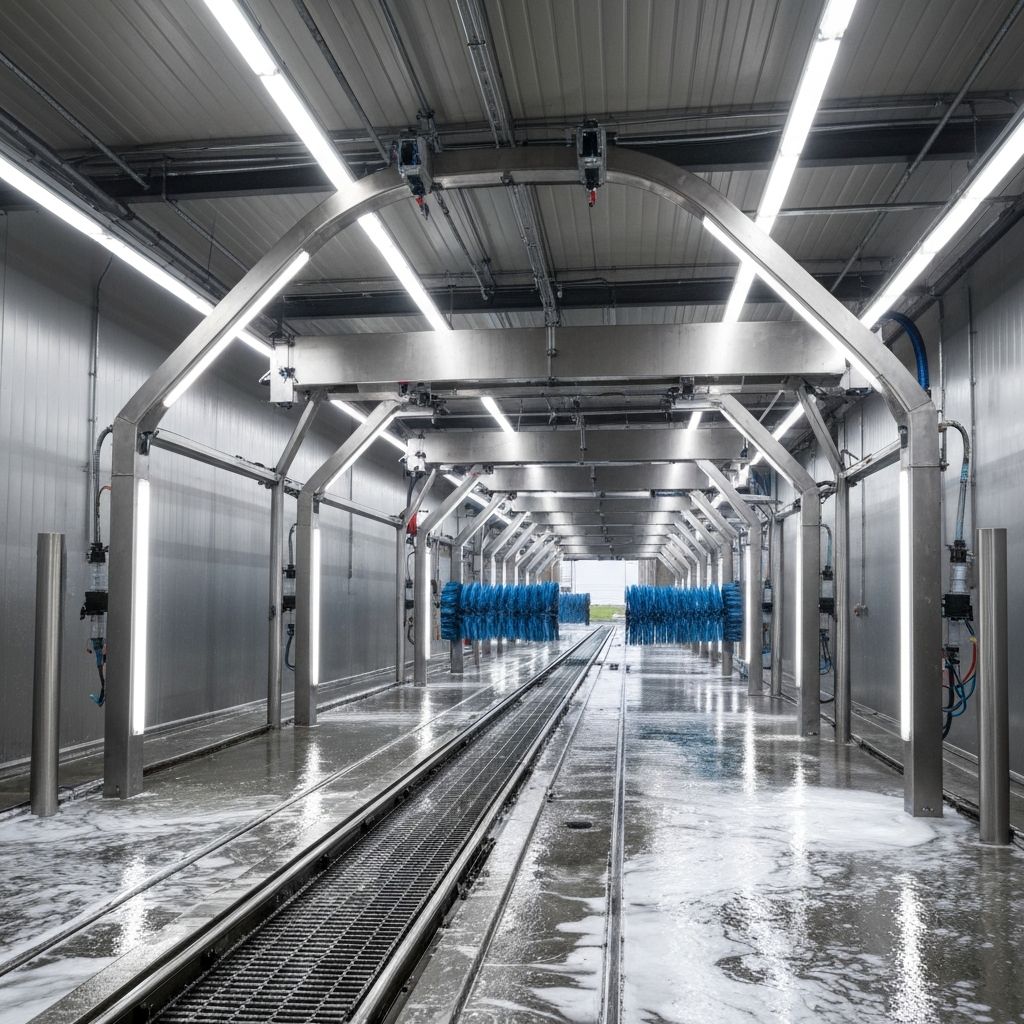 Express tunnel car wash complete electrical buildout