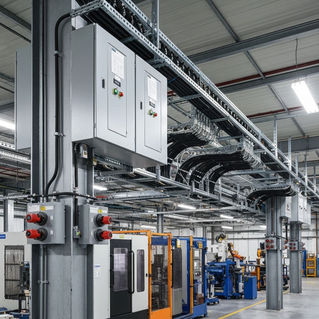 Production line power distribution upgrade