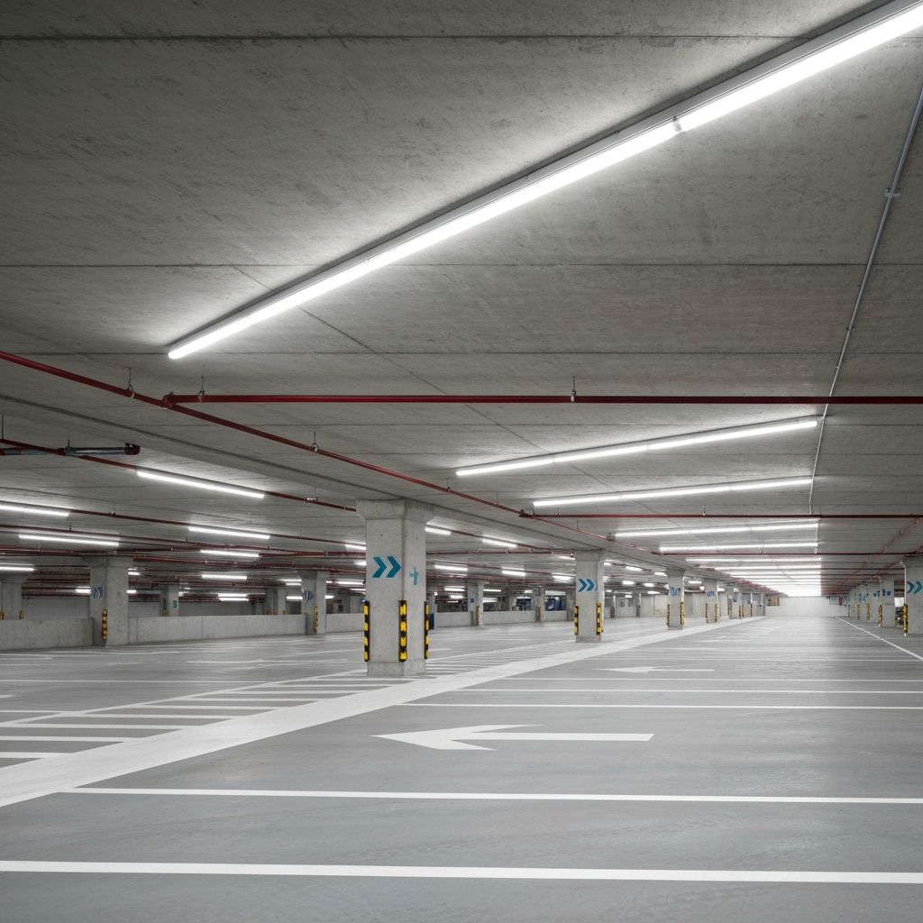 Parking structure LED lighting upgrade
