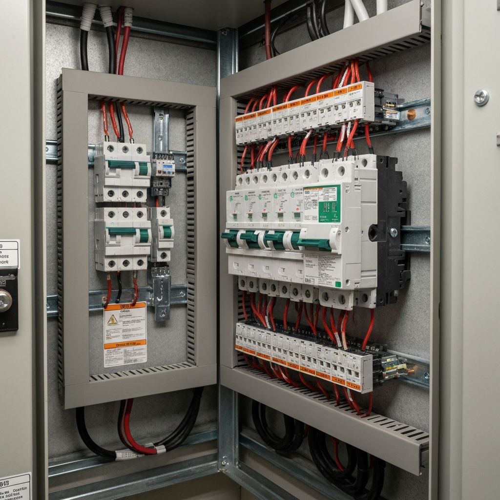 Breaker replacement and safety corrections