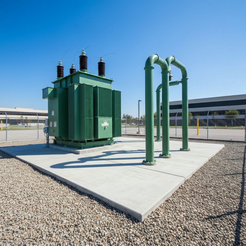 Dealership transformer upgrade & service entrance coordination