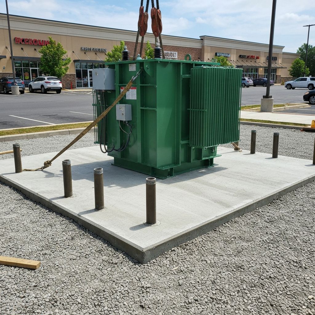 Retail pad-mount transformer replacement