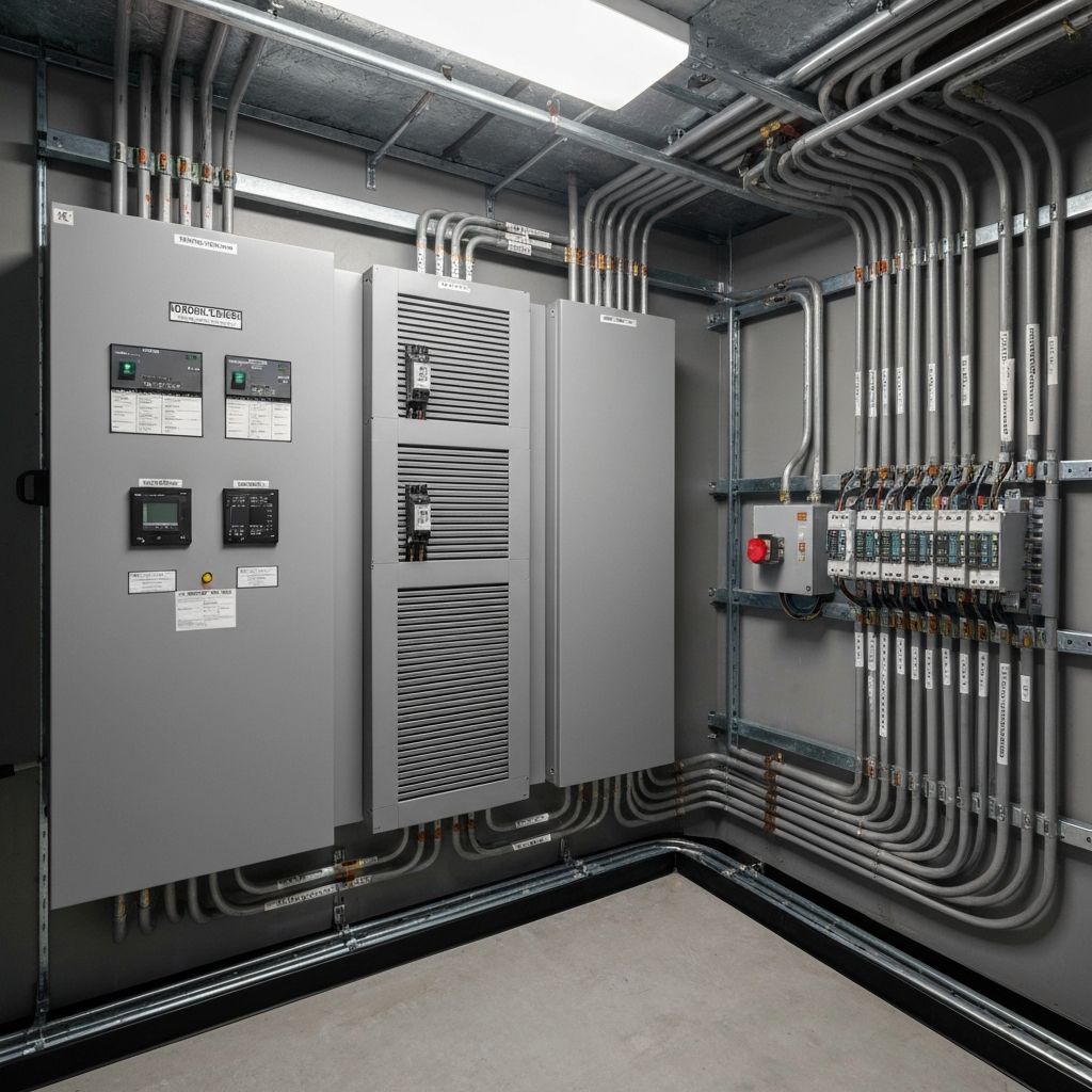 Industrial distribution panel & feeder upgrade